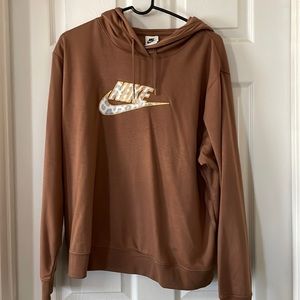Tan Nike Hoodie